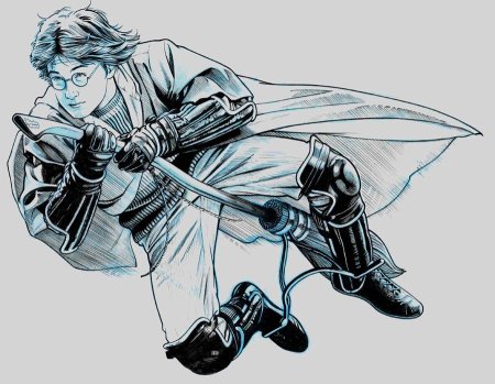 Гарри Поттер квиддич рисунок