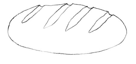 Раскраска хлеб