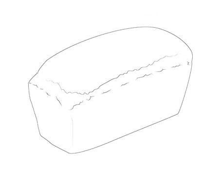 Хлеб в упаковке рисунок