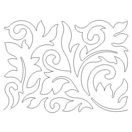 Снежные узоры трафареты