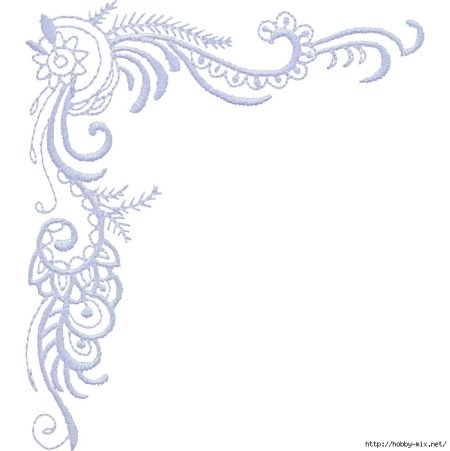 Морозные узоры трафарет