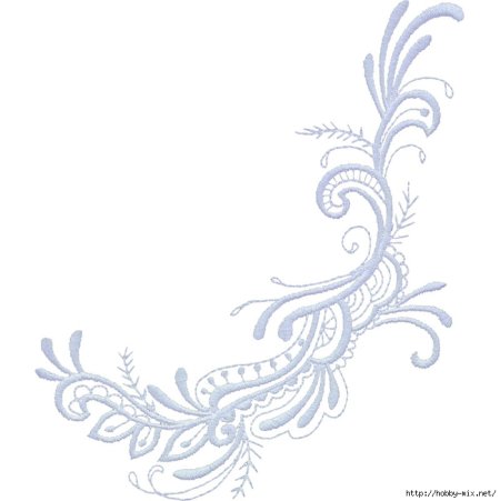 Морозные узоры на прозрачном фоне