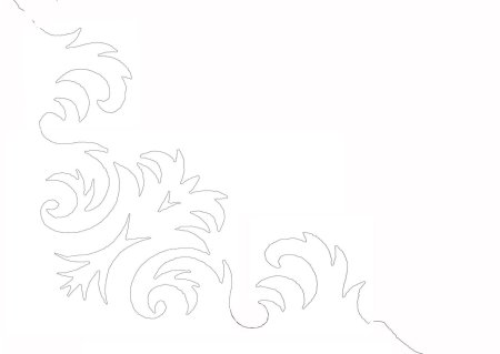 Трафарет "зимний узор"