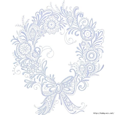 Трафарет "зимний узор"