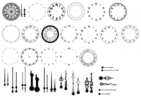 Циферблат векторное изображение