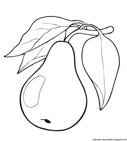 Трафарет фрукты для рисования