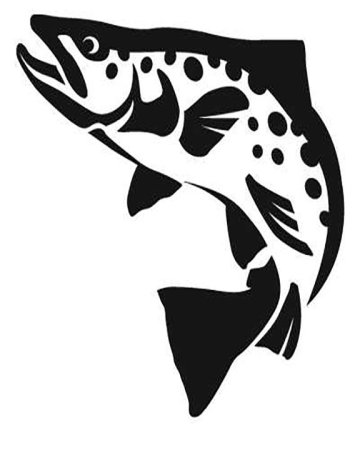 Трафарет рыбы