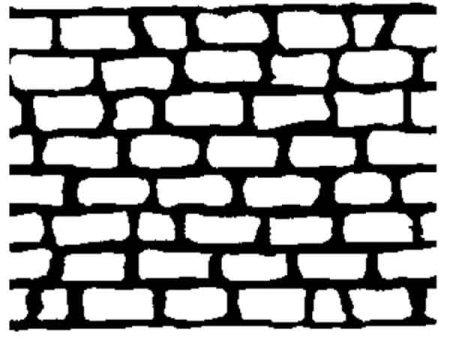 Трафарет кирпичики