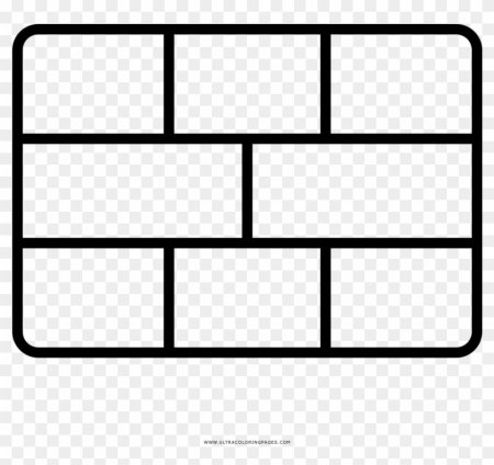 Кирпич раскраска