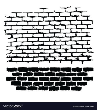 Трафарет кирпичной кладки