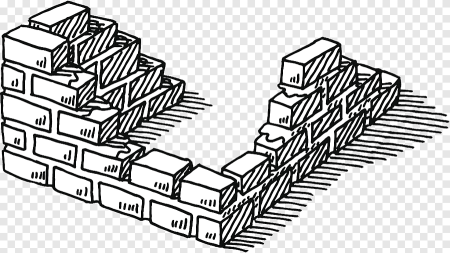 Рисунок из кирпича