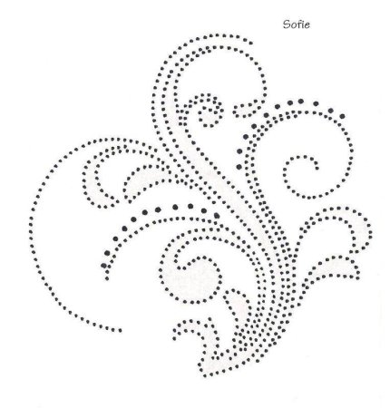 Трафареты для точечной росписи контурами