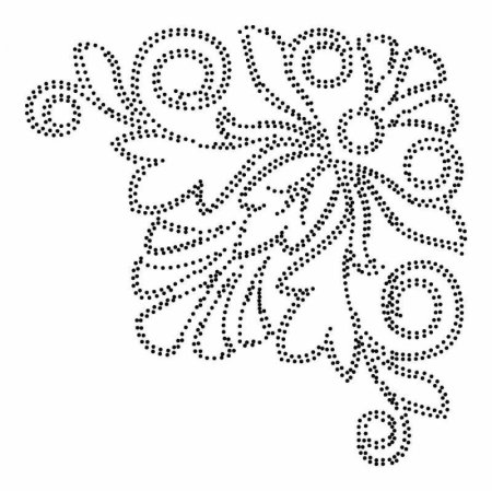 Точечная роспись трафареты