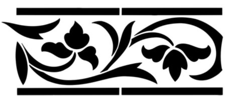 Трафарет "бордюр"