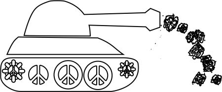 Трафарет танка