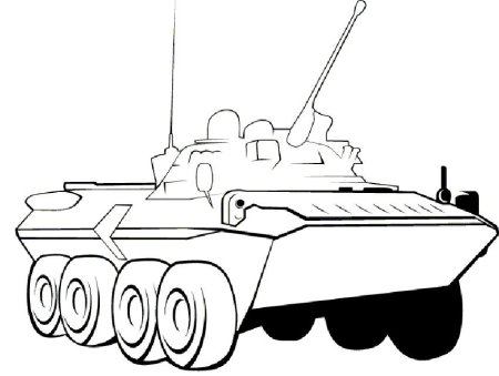 Раскраска военные танки т34