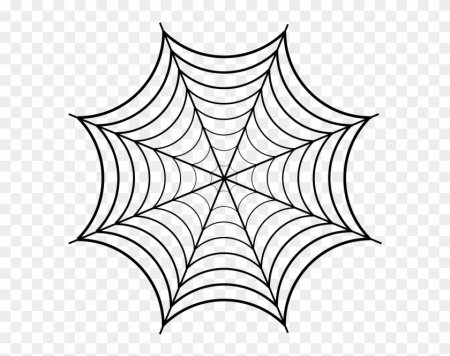 Раскраски на Хэллоуин паутина