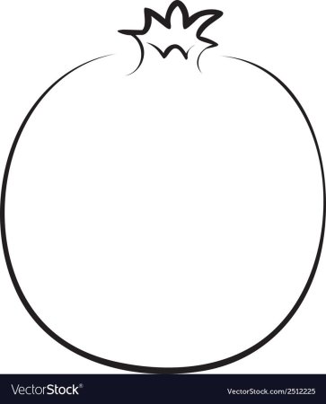 Гранат раскраска