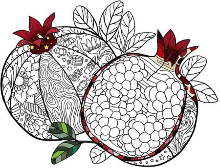 Стилизованные ягоды