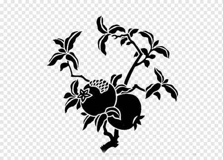 Гранат трафарет