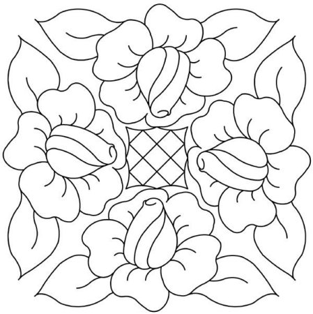 Трафареты рисунков для ковров