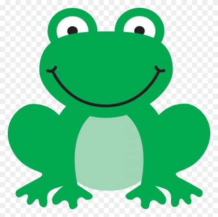 Трафарет лягушки для вырезания