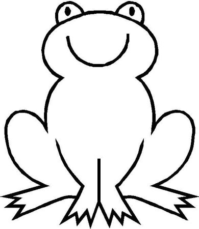 Лягушка Теремок раскраска