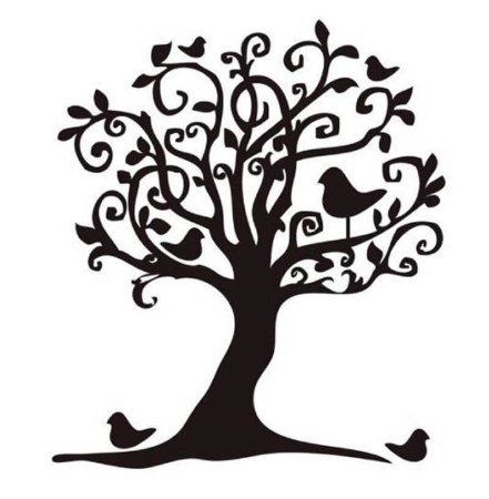 Трафарет "дерево"