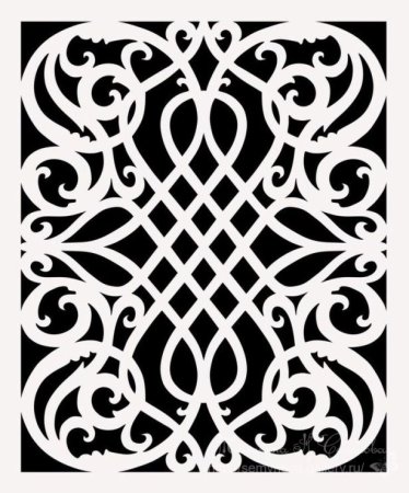 Орнамент трафарет