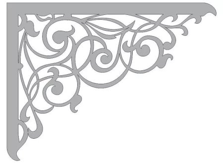 Ажурные ламбрекены трафареты