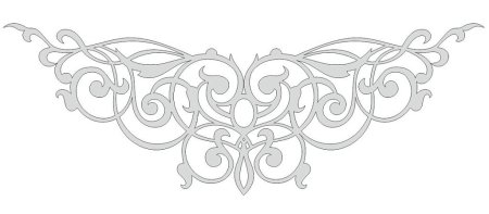 Ажурный ламбрекен узоры