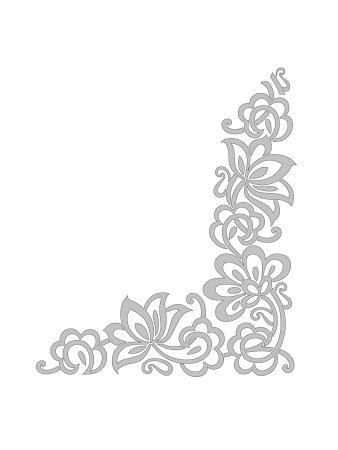 Трафарет "ажурные узоры"