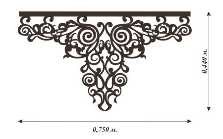 Ажурные ламбрекены трафареты