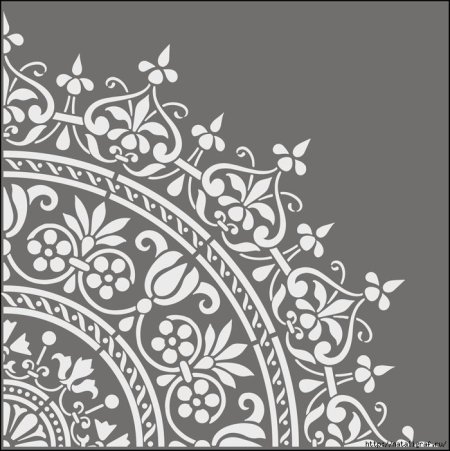 Трафарет декоративный