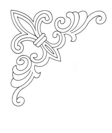 Трафареты узоров для вырезания