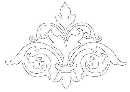 Трафарет узор