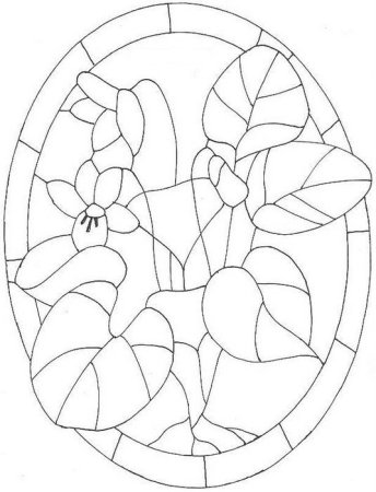 Схемы для витражных рисунков