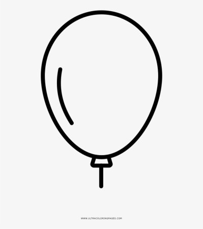 Воздушный шарик раскраска