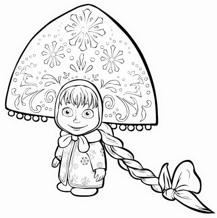 Дед Мороз и Снегурочка раскраска