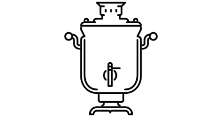 Вытынанка самовар