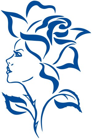 Трафарет женщины