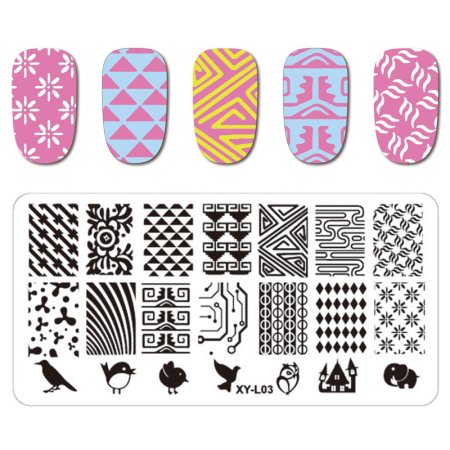 Трафарет для стемпинга XY-s15