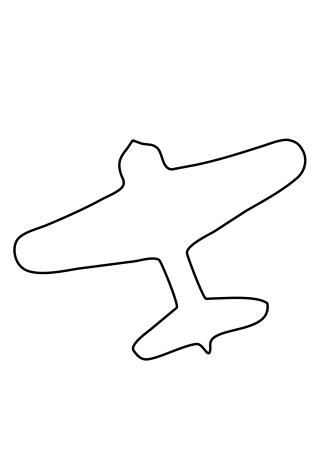 Шаблон самолета