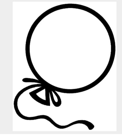 Шарики раскраска