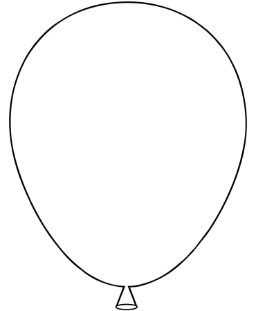 Воздушные шары шаблон