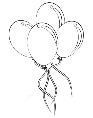 Шарики воздушные на окна трафареты