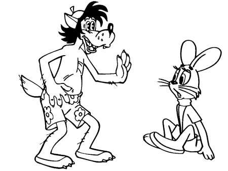 Микки Маус рисунок раскраска