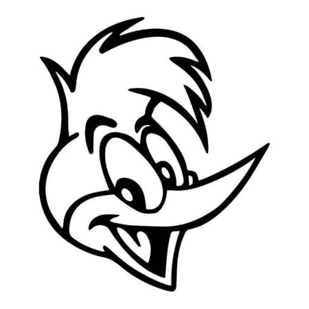 Мышонок Джерри черно белый