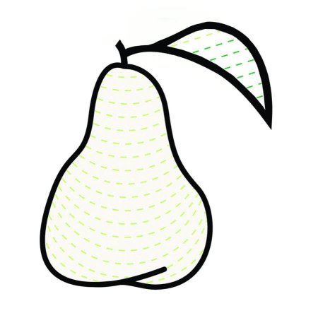 Яблоко груша раскраска для детей