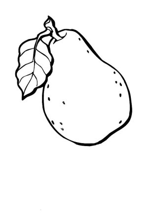 Аппликация груша